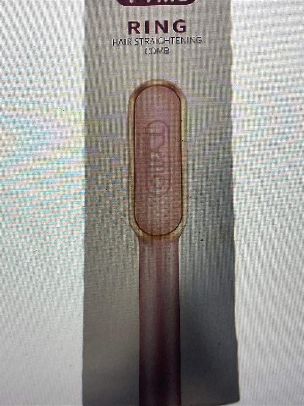 T3 Pink Gold Ring Hair Straightener